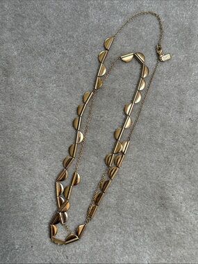 kate spade Gold Semi-Circle Layered Chain Necklace